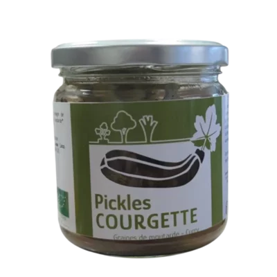 Pickles de courgette curry 320g